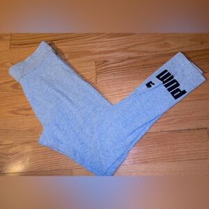 Puma women’s essential logo leggings tights grey small